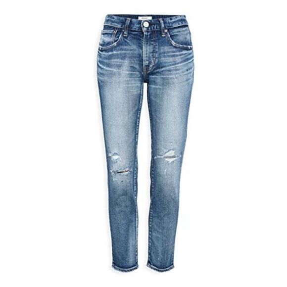 MOUSSY VINTAGE MV‎ Lancaster Cropped Skinny Jeans - Size 27 - Picture 1 of 9
